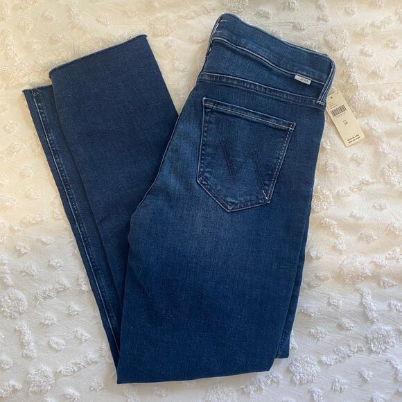 MOTHER Denim - Mother Denim Womens Size 28 Jeans Mid Rise Dazzler Ankle Fray Home Movies